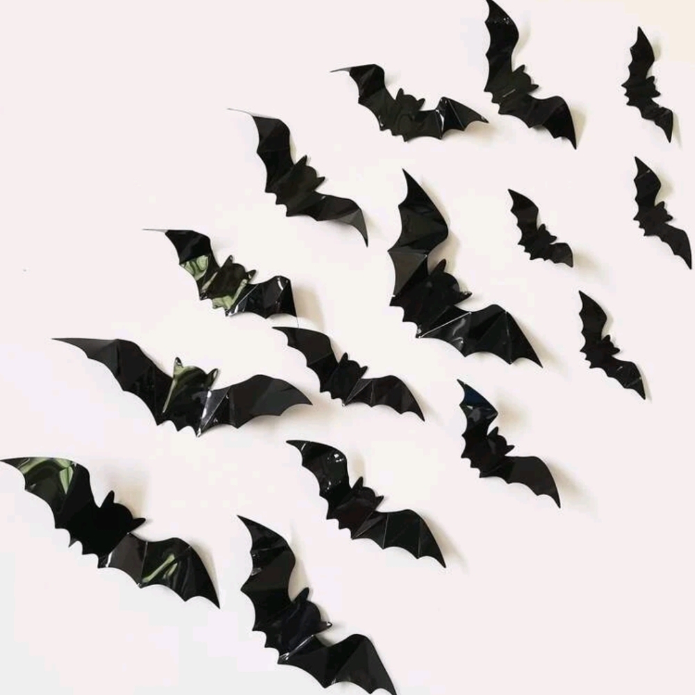 3D Bat Decor Set